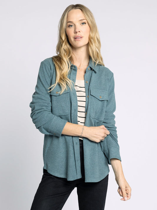 Cassian Shirt - Spruce Heather