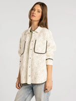 Claremont Jacket: Ivory Floral