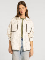 Claremont Jacket: Ivory Floral