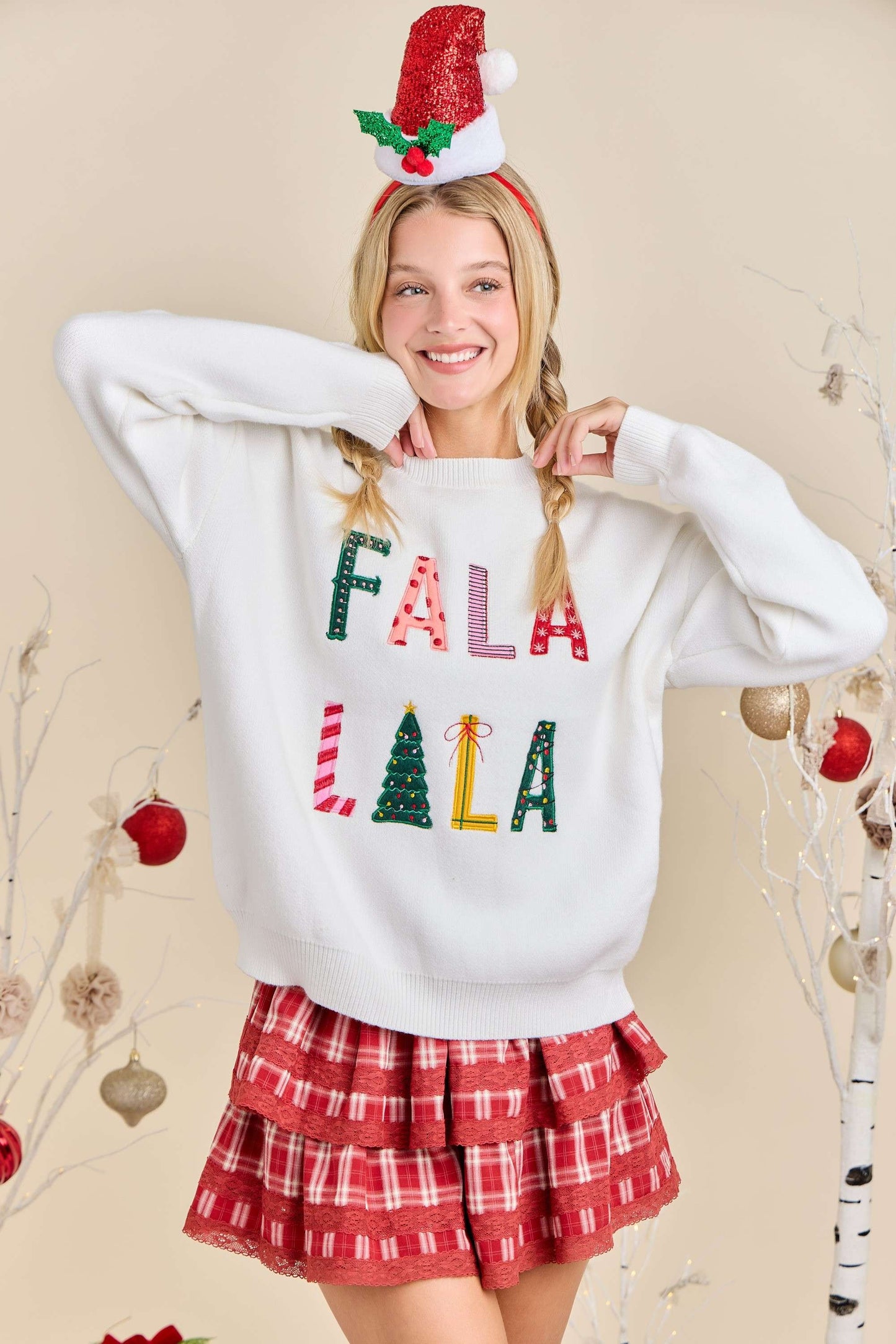 Fala Lala Festive Christmas Sweater
