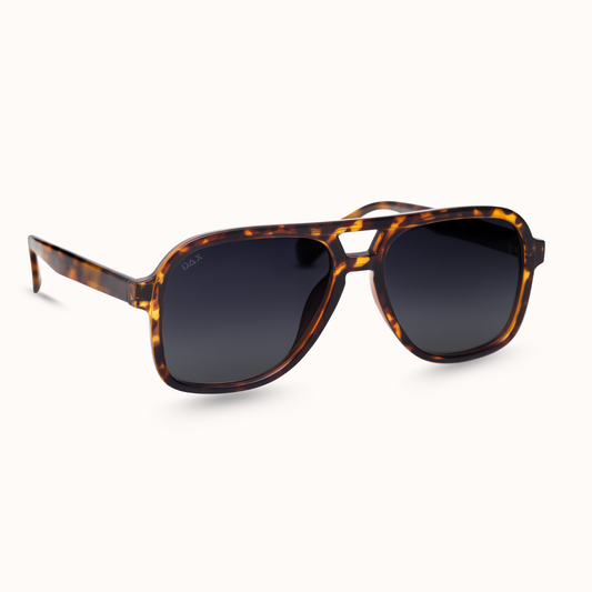Cruz - Polarized Aviator Sunglasses: Tortoise