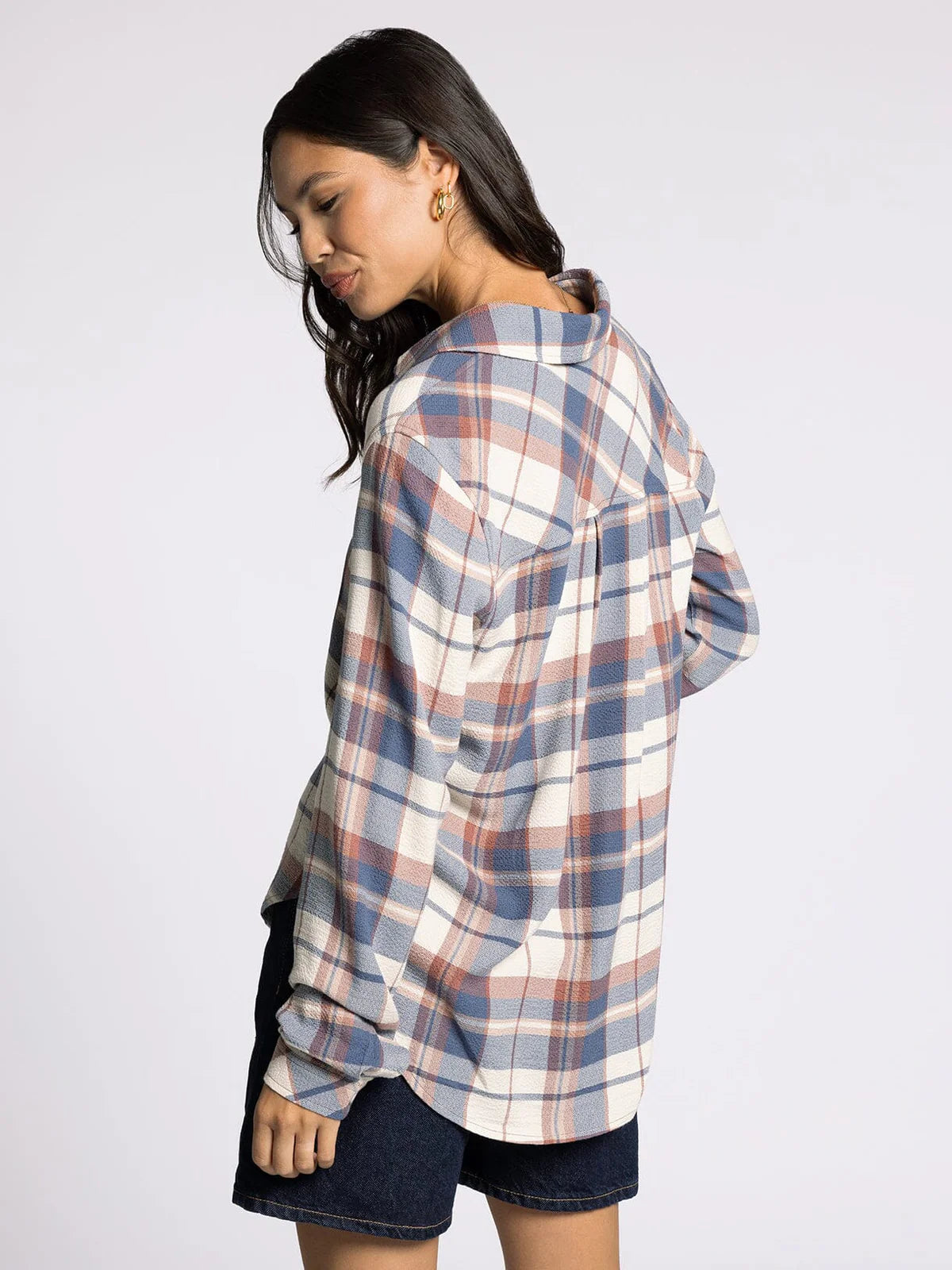 Daphne Shirt - Vintage Indigo Plaid