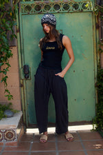 Iowa Embroidered Logo Ribbed Scoop-Neck Tank