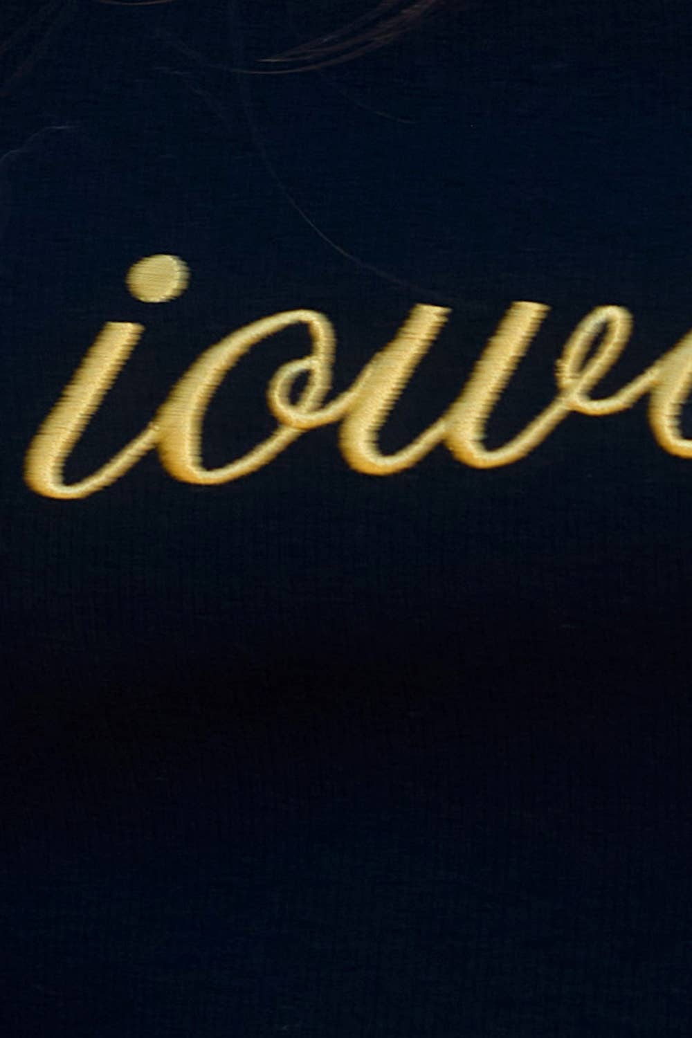 Iowa Embroidered Logo Ribbed Scoop-Neck Tank