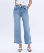 Enhance Super HR Ankle Slim Wide Vervet Jeans