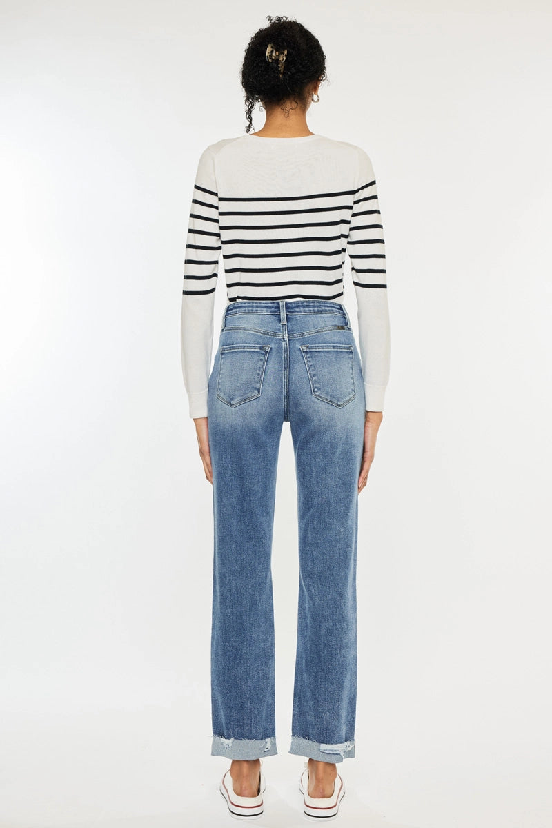 Sutton HR Slim Straight KanCan Jeans
