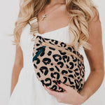 Jolie Puffer Belt Bag: Leopard