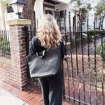 Woven Tiffany Organizer Tote Bag