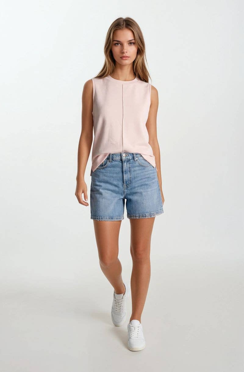 Buttery Soft Brushed Modal Sleeveless Swing Top