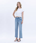 Enhance Super HR Ankle Slim Wide Vervet Jeans