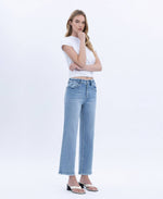 Enhance Super HR Ankle Slim Wide Vervet Jeans