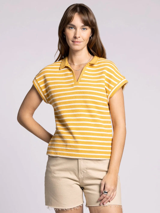 Jenna Top - Yellow White