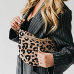 Jolie Puffer Belt Bag: Leopard