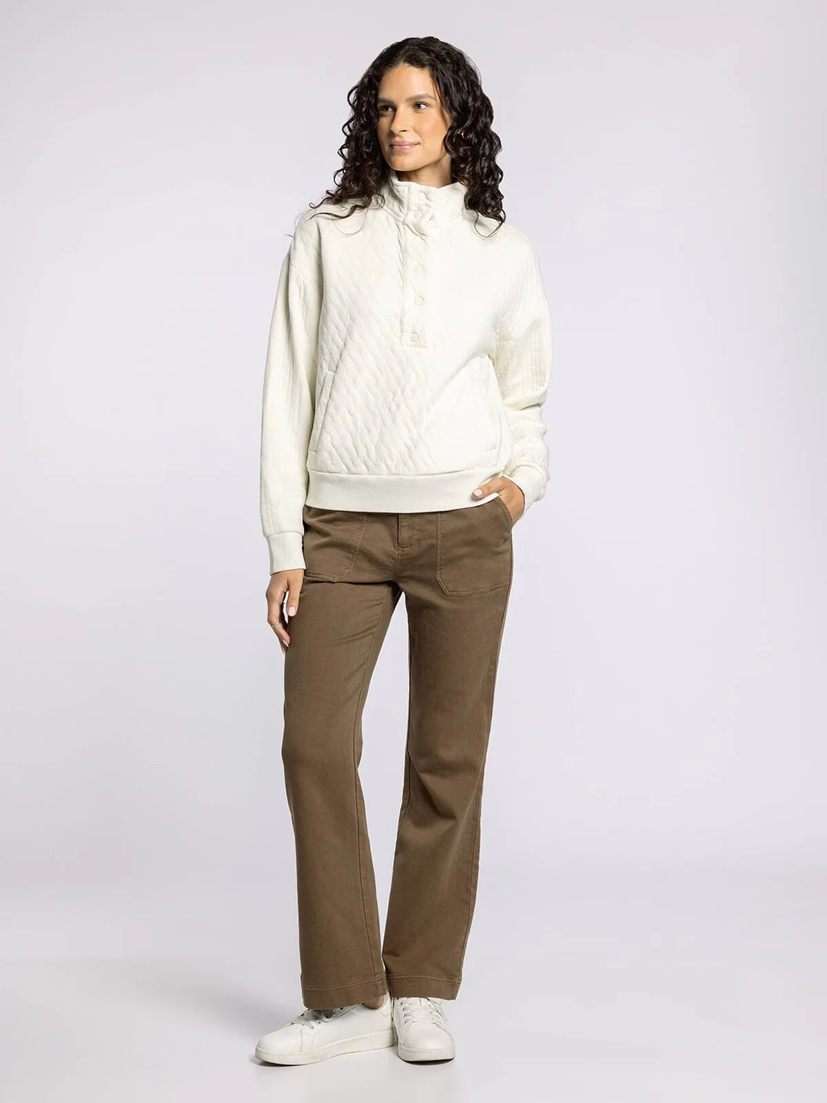 Kyra Pullover - Cobblestone