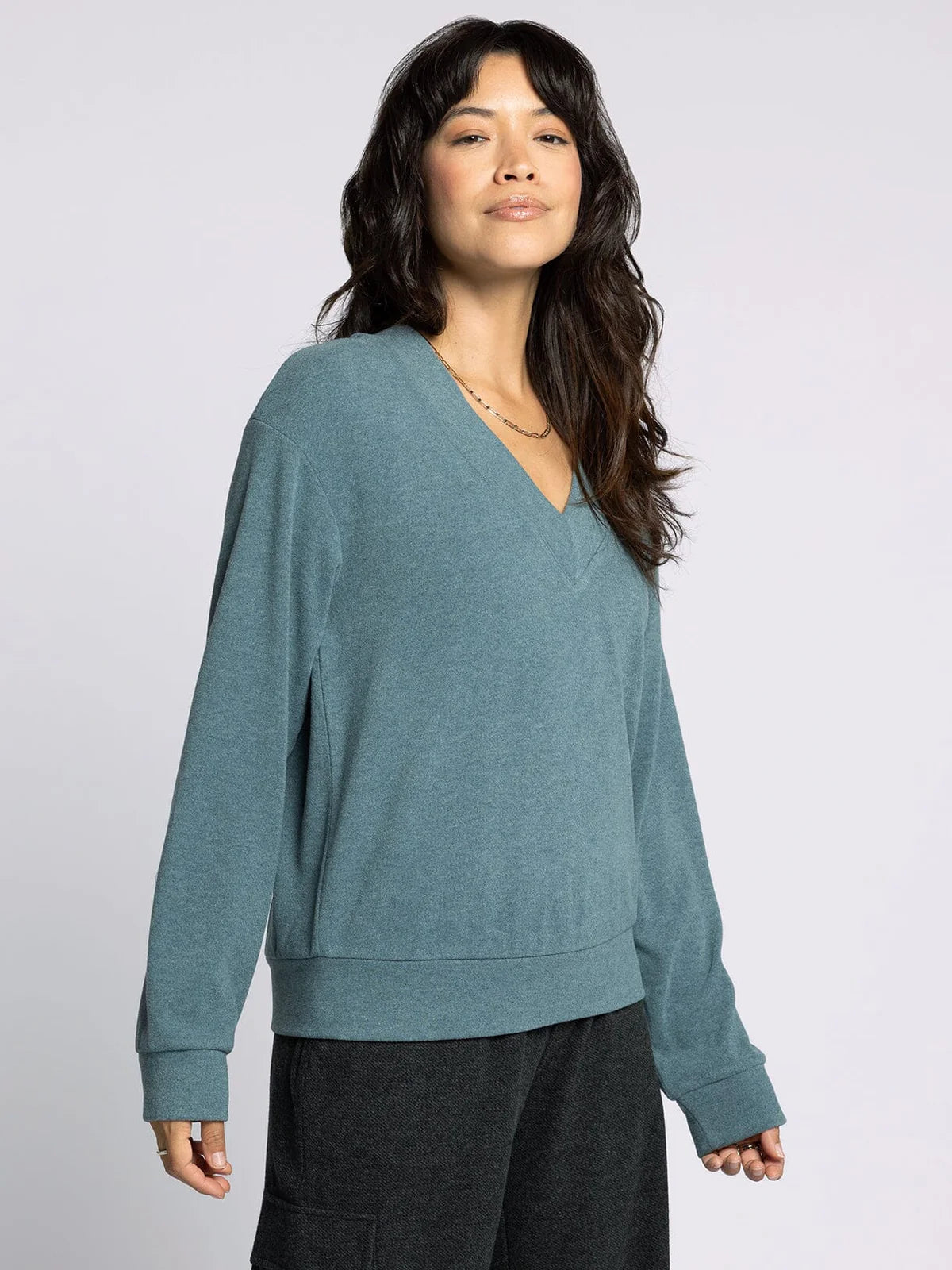 Manal Top - Spruce Heather