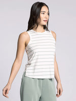 Mary Tank - Desert Green Stripe