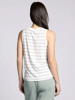 Mary Tank - Desert Green Stripe