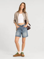 Navigator Top: Ivory Tan Plaid