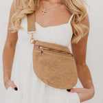 Rachel Raffia Westlyn Bum Bag