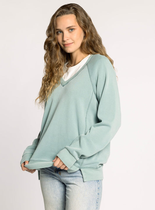 Ruby Sweatshirt - Light Teal Blue