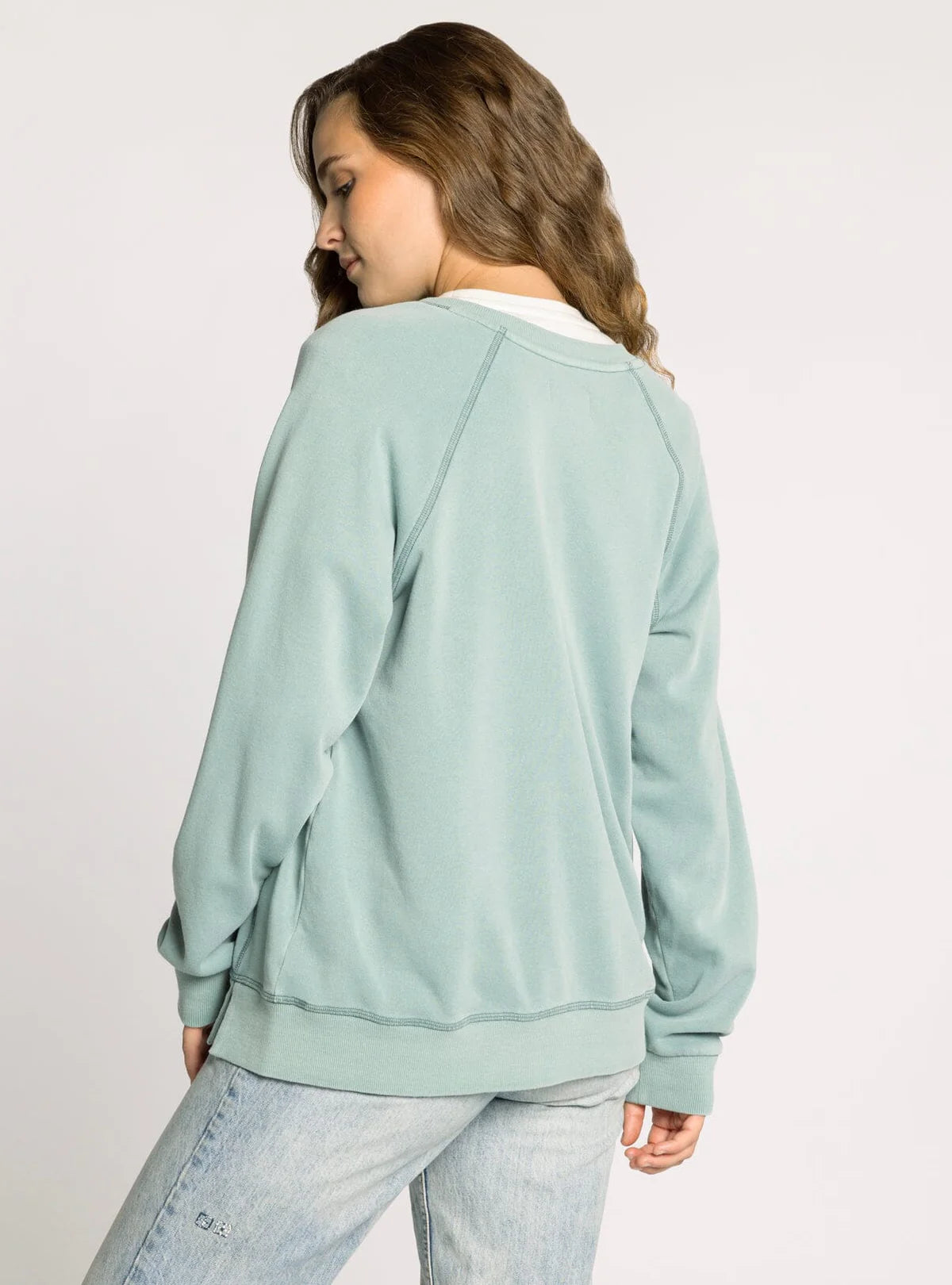 Ruby Sweatshirt - Light Teal Blue
