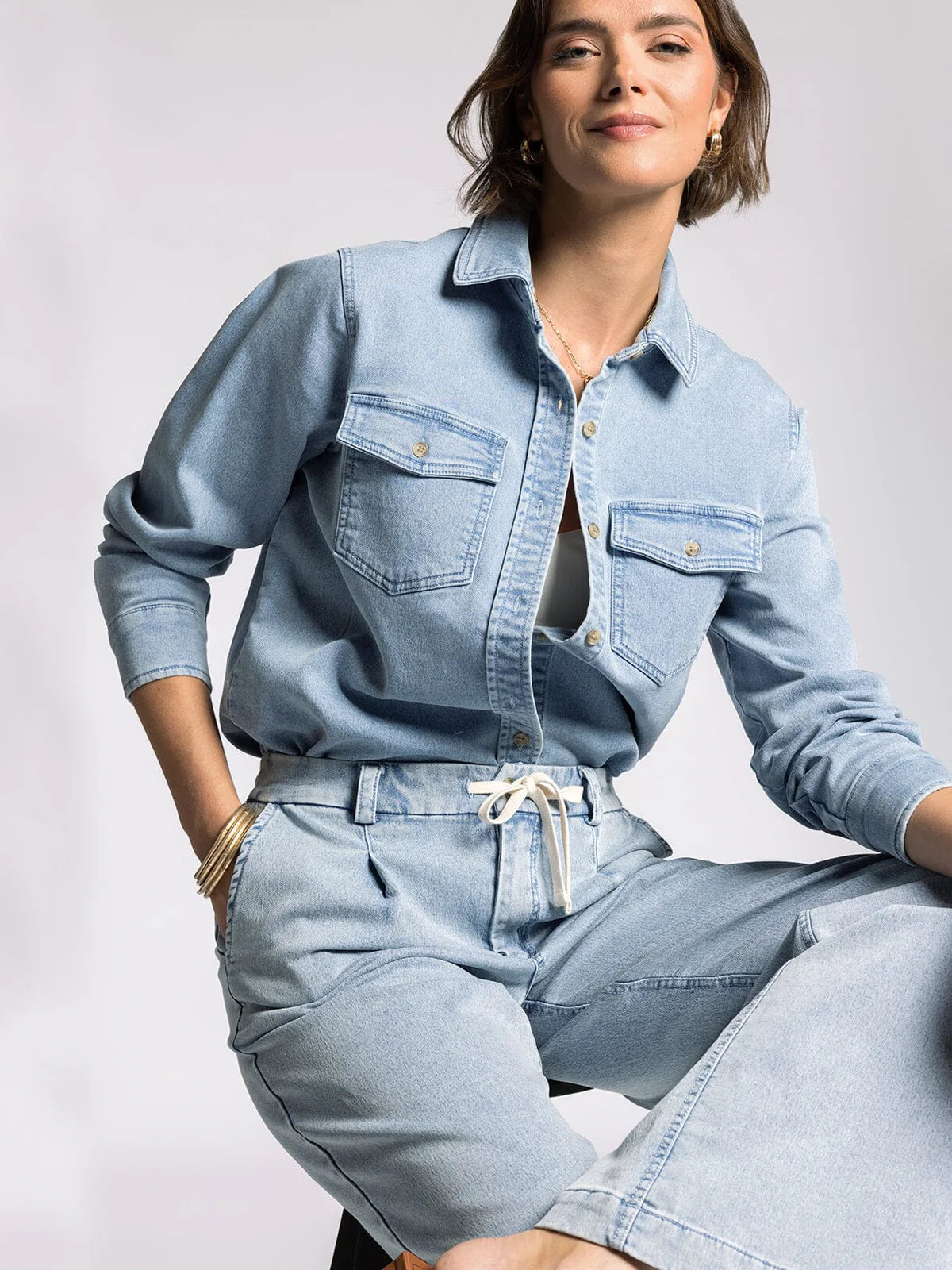 Rylee Shirt - Denim