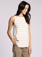 Sinclair Tank - Ivory Tawny
