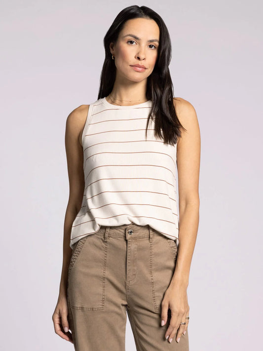 Sinclair Tank - Ivory Tawny