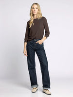 Stacy Long Sleeve - Coffee Bean